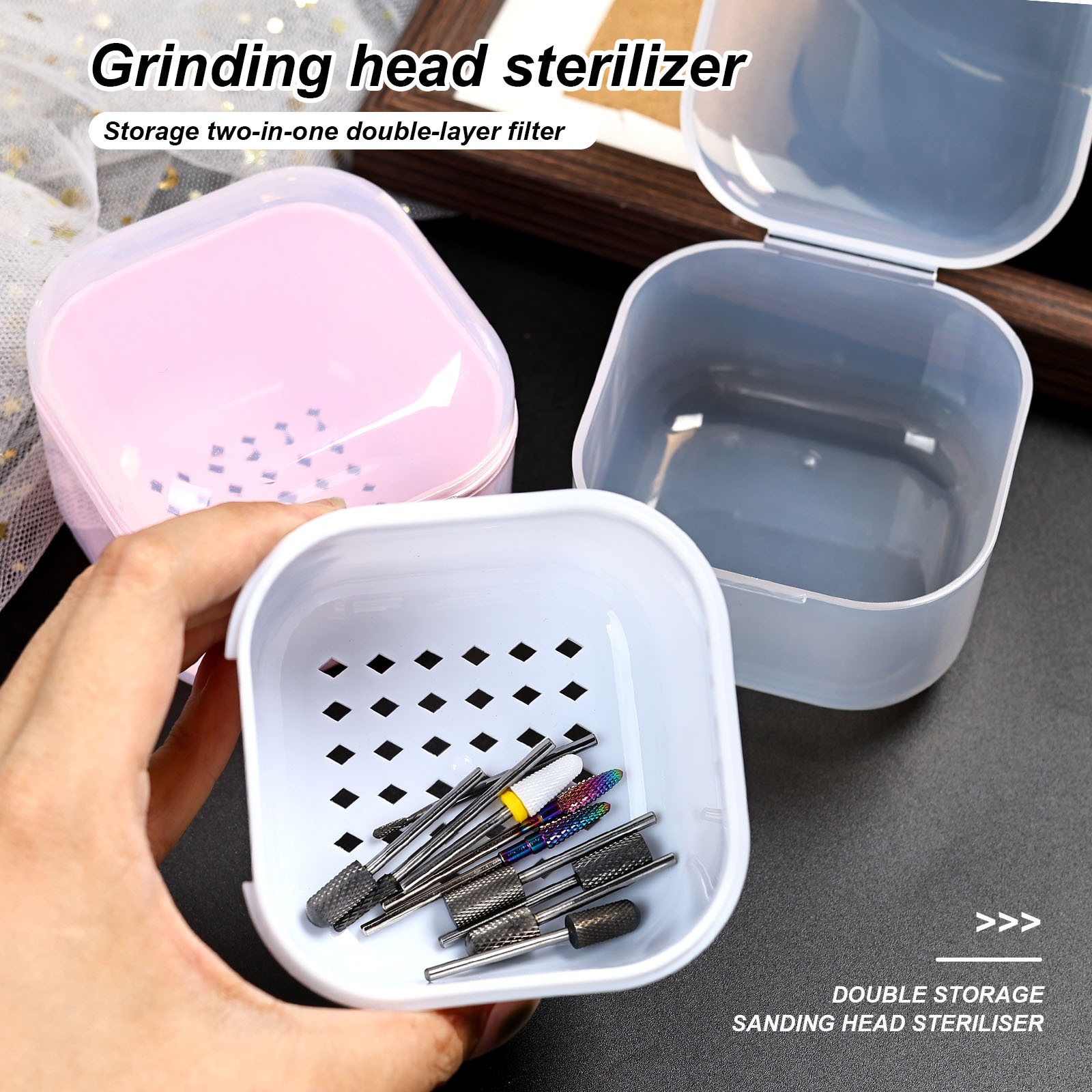 Tool Chest Cabinet - 1PC Platz Doppel-schicht Filterung Nail art