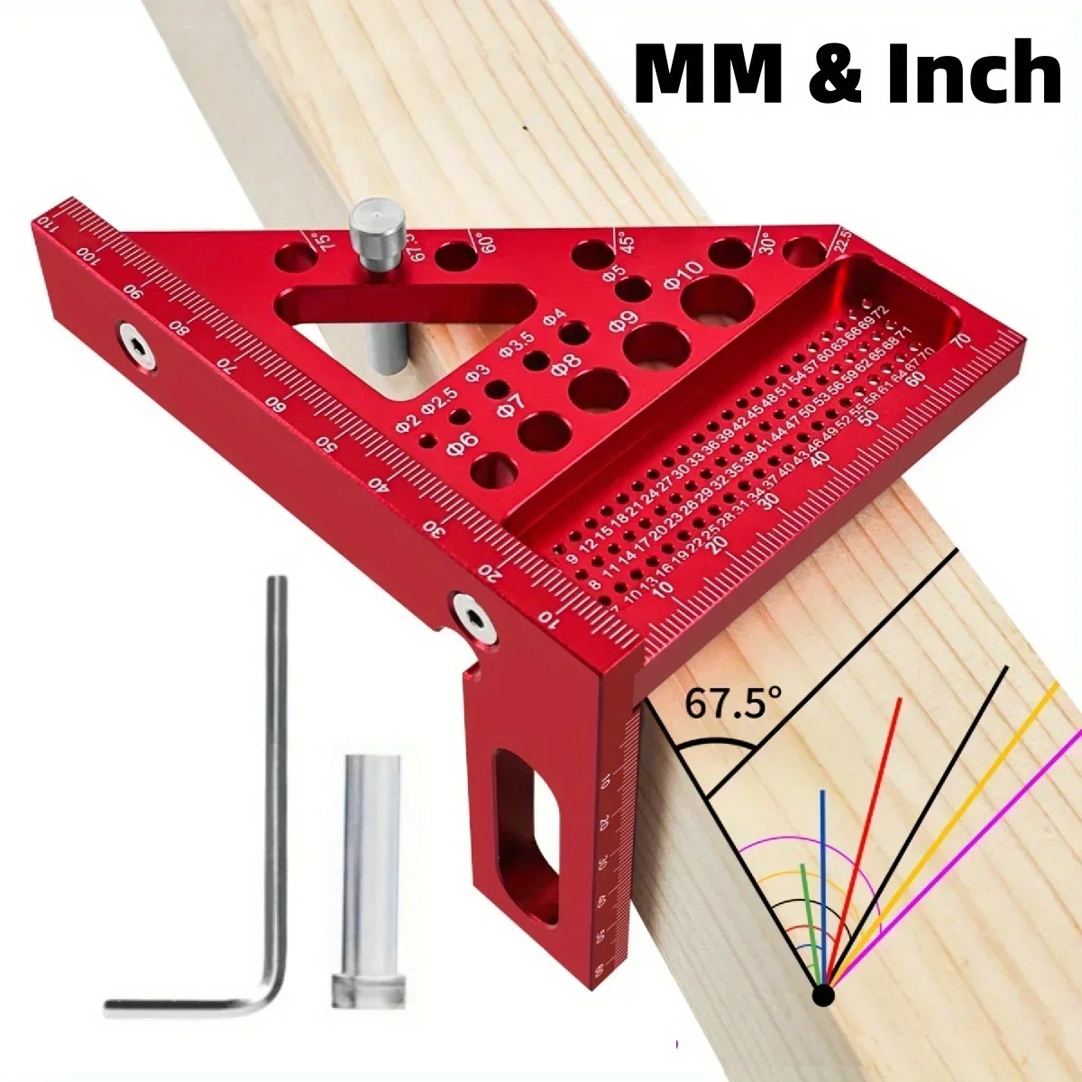 3D-Mehrwinkel-Messlineal, 45/9 – Workshop Measuring Tools Bewertung und Preis