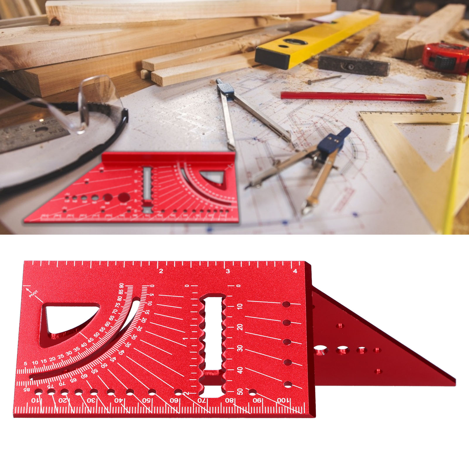 Holzbearbeitungs-Winkelmesser  – Workshop Measuring Tools Bewertung und Preis