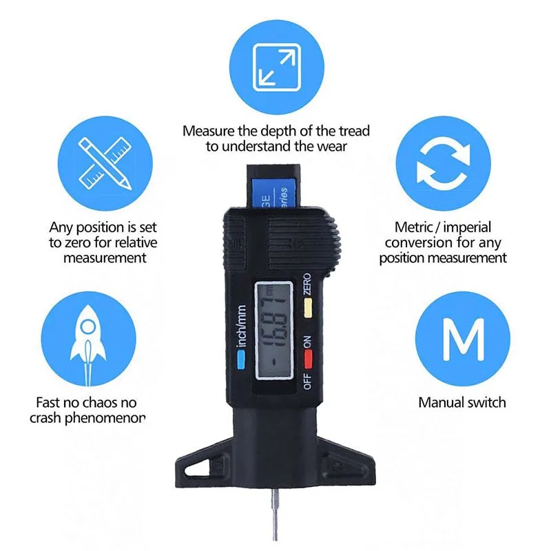 Digitale Auto Reifen Reifen Pr – Workshop Measuring Tools Bewertung und Preis