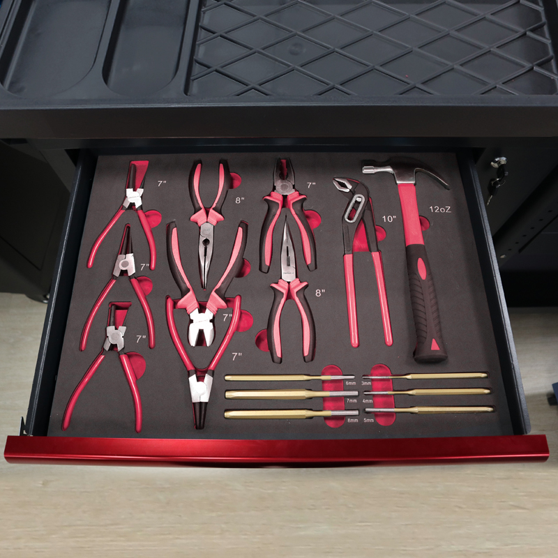 7-Schubladen-Werkzeugwagen mit – Tools In Mechanic Workshop Bewertung und Preis