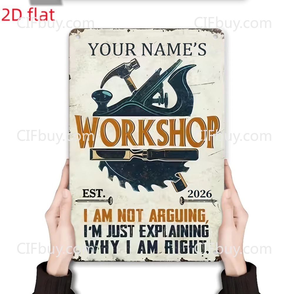 2D Flaches Individuelles Namen – Workshop Tools And Names Bewertung und Preis
