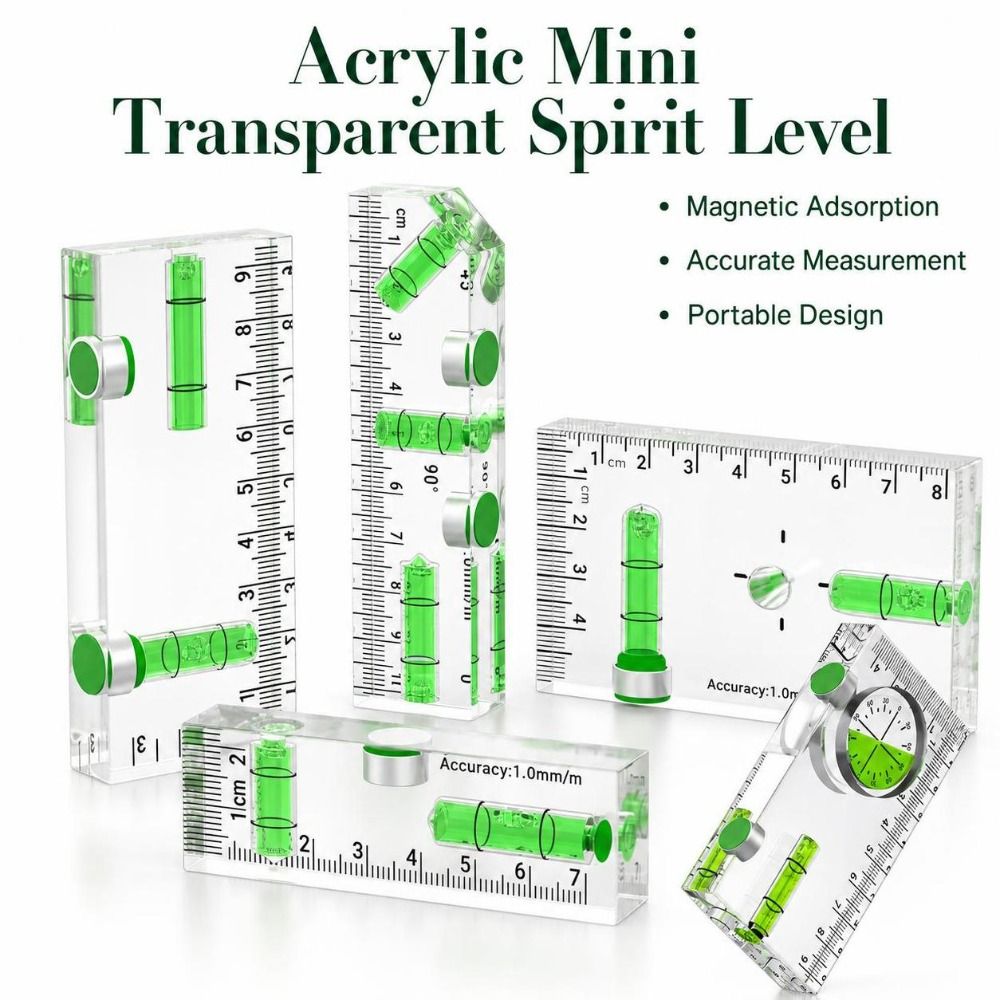 1 Stück Acryl-Mini-Wasserwaage – Workshop Measuring Tools Bewertung und Preis