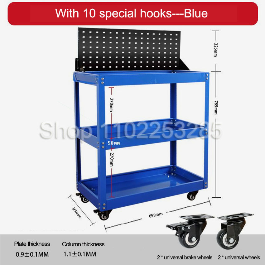 Werkzeugwagen 3-stöckig, Mobil – Tools In Mechanic Workshop Bewertung und Preis