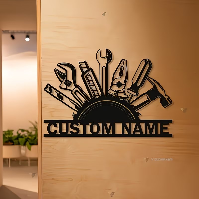 Personalisierte Metall-Werkzeu – Workshop Tools And Names Bewertung und Preis